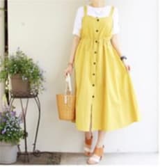 【新品】Milk tea リネンオーバーワンピースのサムネイル