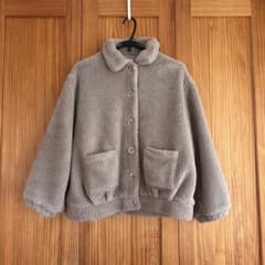 merryjenny ボアジャケット グレージュのサムネイル