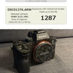 SONY α7 III ミラーレス一眼　【1287回 / シャッター数(極少)】 SONY α7 III ミラーレス一眼 【1287回 / シャッター数(極少)】 - メルカリ