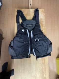 mont-bell フィッシングベスト 黒 - メルカリ