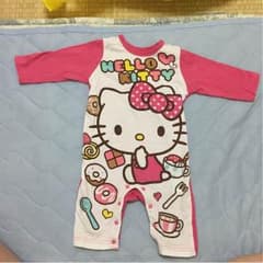 女の子 キティーちゃんロンパース 70cmのサムネイル