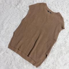 c8740 UNIQLO 니트 스웨터 브라운