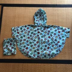 ゆぅ様専用　ポンチョ  レインコート　100cmのサムネイル