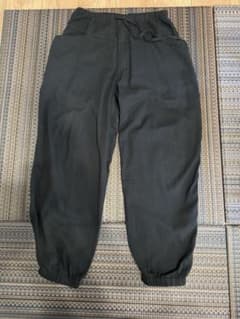 COMOLI 24ss 空紡オックスドローストリングパンツ black サイズ1 
