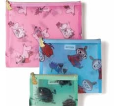 MOOMIN 青 ポーチ 大　付録のサムネイル