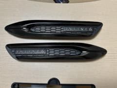 CX-60/80純正フェンダーガーニッシュ新品 ダーククローム左右セット
