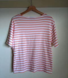 SAINT JAMESストライプTシャツ(サーモンピンク)のサムネイル