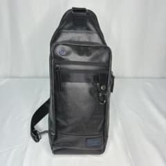 美品】森野帆布 ボディバッグ ワンショルダー ブラック - メルカリ