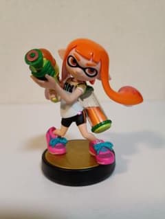 【初期化済】スプラトゥーン amiibo ガール(オレンジ)のサムネイル