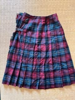 McGregor プリーツスカート 67-93 赤青チェックのサムネイル