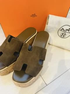 正規品】HERMES サンダル エズ30 サイズ 37（約24cm） - メルカリ