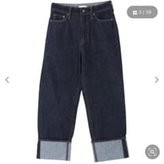 お値下げ中！更に！ デニムパンツ COTTON USAデニムパンツ(ストレート)のサムネイル