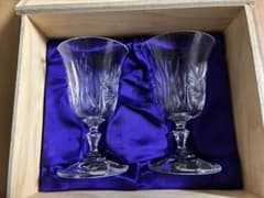 [未使用]BOHEMIA Crystal ボヘミアワイングラス 2客セットのサムネイル