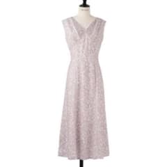 Lace Trimmed Floral Dress nuderose - メルカリ