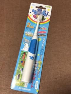 子供用電動歯ブラシ　つるんくりん　ブルーのサムネイル