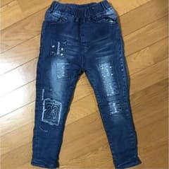 裏起毛 ストレッチデニム キッズのサムネイル