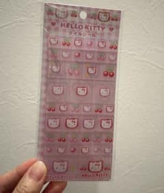 Hello Kitty タイルシール ピンクのサムネイル