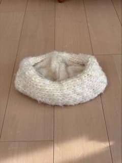 petit main プティマイン ホワイト マフラー スヌード