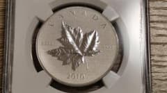 NGC PF68☆2010 カナダ メイプルリーフ 銀貨 純銀 記念 コイン - メルカリ