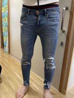 AmericanEagle ダメージデニムパンツ メンズのサムネイル