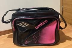 umbro バレーボール用バッグ 黒/ピンクのサムネイル