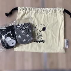 SNOOPY スヌーピー ソックス 巾着袋付きのサムネイル