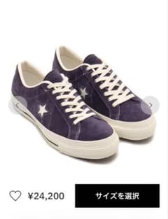 Converse ONE STAR J SUEDE Purple 27.5のサムネイル