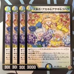 デュエマ 大集合！アカネ＆アサギ＆コハク 4枚 - メルカリ