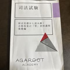 司法試験 採点実感から読み解く合格答案の「型」習得講座 基礎編 - 3