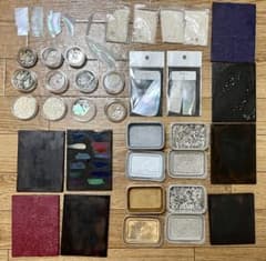【漆芸用品・材料】螺鈿や蒔絵用の金属粉（代用粉）等のサムネイル