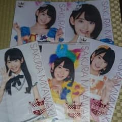 【どんぐり2 様専用】HKT48 宮脇咲良さんポスター 5枚セットのサムネイル