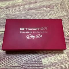 B＋COM 6Xフェイスプレート　ルビーレッドのサムネイル