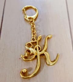 ディズニー イニシャル キーホルダー K ミッキー ゴールドのサムネイル