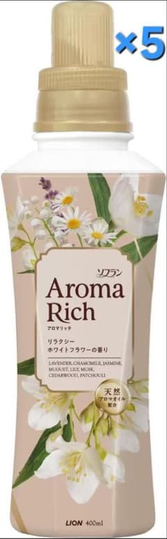 ソフラン アロマリッチ リラクシー 400ml 5本セットのサムネイル