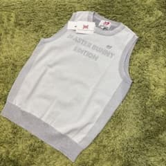 【新品】マスターバニーエディション ベスト ノースリーブ グレー サイズ1 新品】マスターバニーエディション ベスト ノースリーブ グレー サイズ