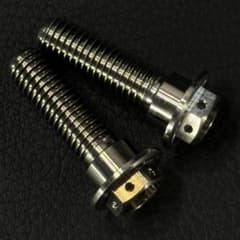 64チタン M8×30mm 2本 ブレーキ ディスク ボルト ZX- m1348 - メルカリ
