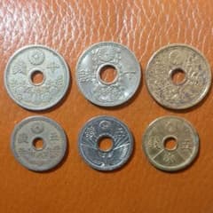 ⭐️中国古銭⭐️旧貨幣 10枚セット 旧貨幣10銭、5銭 6枚セット - メルカリ