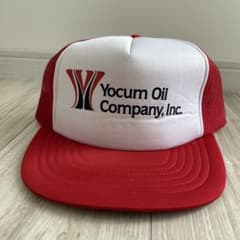 USA デッドストックYocumOilCompany トラッカーキャップ