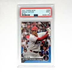 PSA9 大谷翔平 2021 Topps Now ホームランダービー Blue - メルカリ