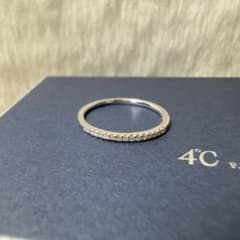 4℃ エタニティ マリッジリング K18WG メレダイヤモンド 12.5号 4℃ エタニティ マリッジリング K18WG メレダイヤモンド 12.5号