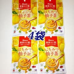 ✨kanro✨ 健康のど飴 はちみつ柚子茶 4袋セット - メルカリ
