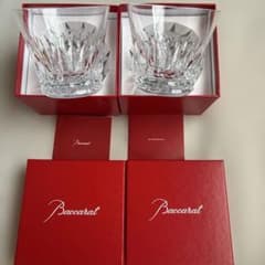 ２個セットBaccarat ロックグラス 箱付きのサムネイル