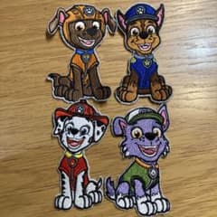 パウ・パトロール 刺繍ワッペン 4枚セットのサムネイル
