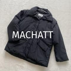 美品】MACHATT ロハシーサーモ2wayコート ブラック - メルカリ