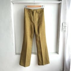 スラックス　フレア　センタープレス　カーキ　グリーン Kastaneのサムネイル