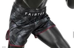 最新作Fairtex ステルス ムエタイショーツ キックパンツ Sサイズ 黒のサムネイル