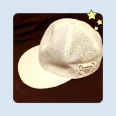 レース  ホワイト ベージュ  キャップ ★のサムネイル