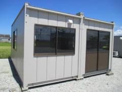 【岐阜発】中古スーパーハウス プレハブ コンテナ 仮設ハウス ユニットハウスのサムネイル