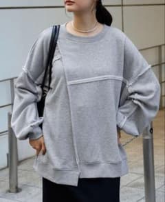 MONO-MART スウェット グレー　short 秋服のサムネイル