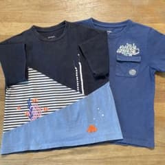 グラニフ　海の生き物&11ぴきのねこ 半袖Tシャツ　2枚セットのサムネイル